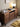 Artisan crafted black walnut wood sideboard with six wood options, featuring sleek design and natural wood grain details.