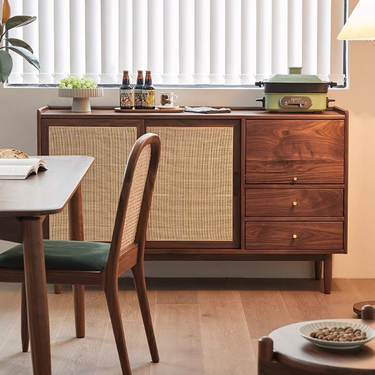 solid walnut bedroom furniture, sideboard cabinet, buffet sideboard