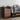 Gabinetes de cocina teñidos de gris (madera de fresno), cajonera de madera, mueble bar de madera maciza