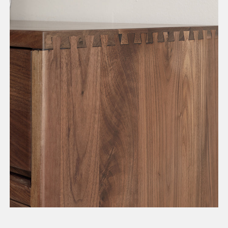 Aparador feito de madeira de nogueira maciça, armário de nogueira maciça, armário feito de madeira de alta qualidade