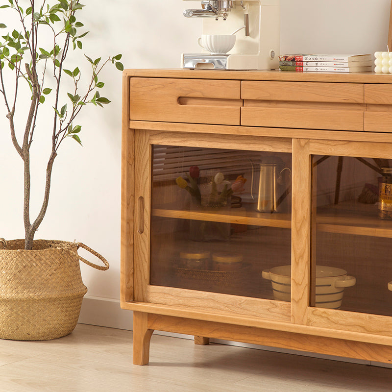 gabinete de madera, armario de madera de cerezo, gabinete de alta calidad