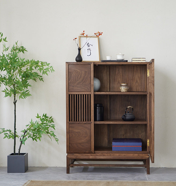 China style Cabinet, Walnut China Cabinet, Wooden Storage Cabinets, Cherry Cabinets