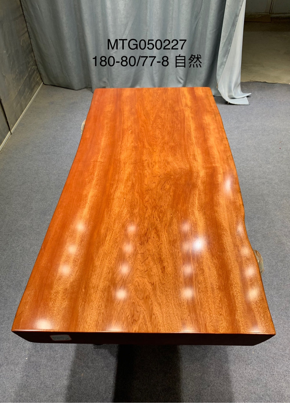 Laje de madeira para tampo de mesa, <tc>Bintangor</tc> Mesa de centro de laje de madeira