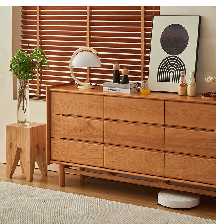 9 drawer dresser, high quality wood dresser,6 type wood for selection