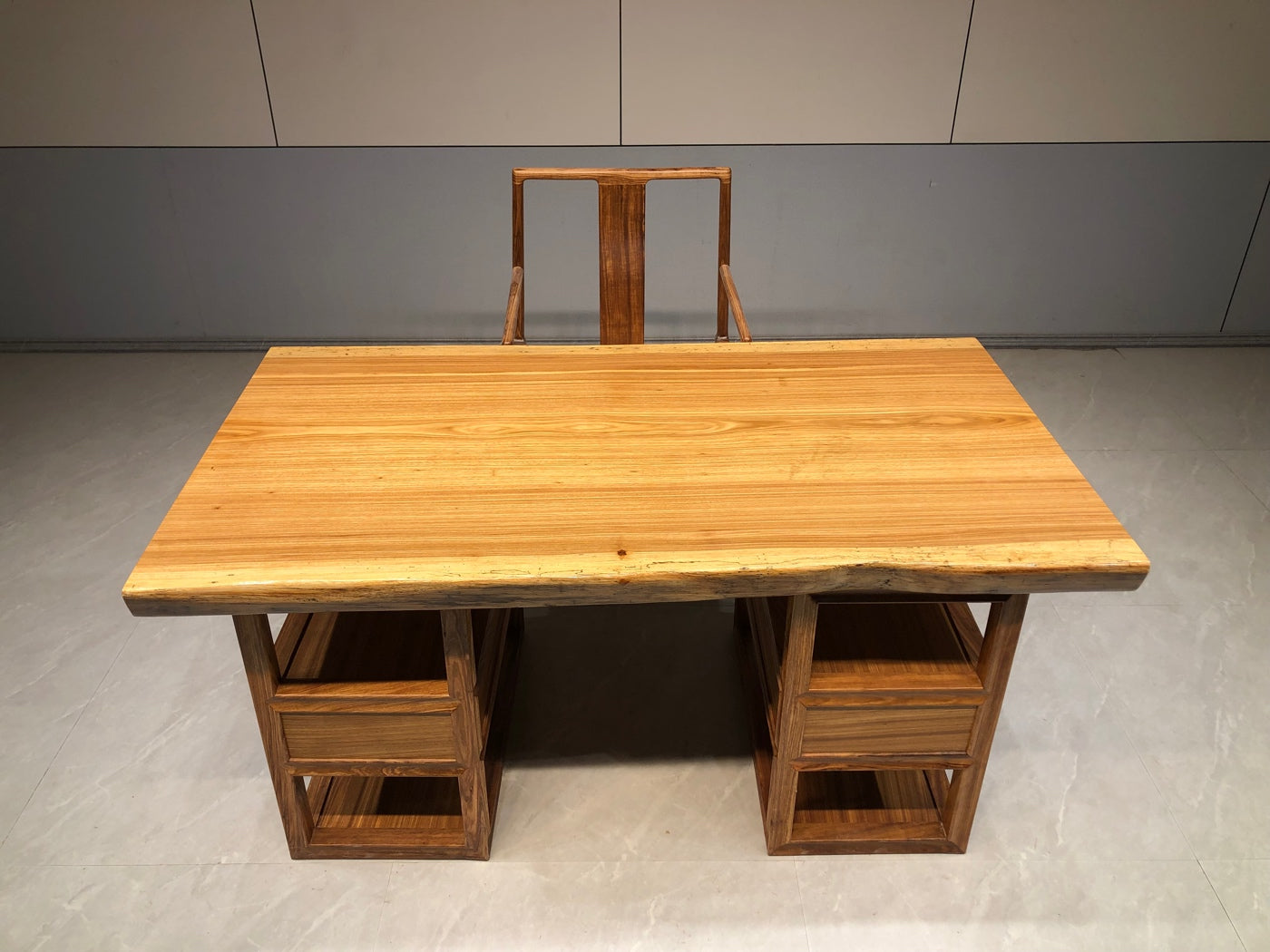mesa consola, mesa de comedor ovalada, losa de color madera, losa <tc>Beli noir wood</tc>