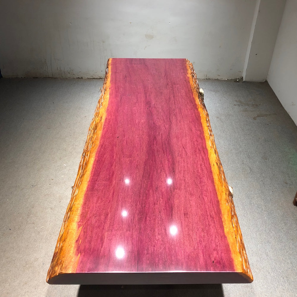 Tavolo in legno Purpleheart, Tavolo in legno Purple Heart in vendita