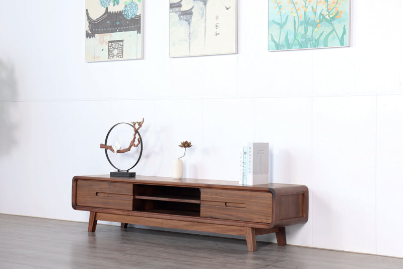 Solid Wood TV Stand: Timeless Charm, Sturdy Elegance