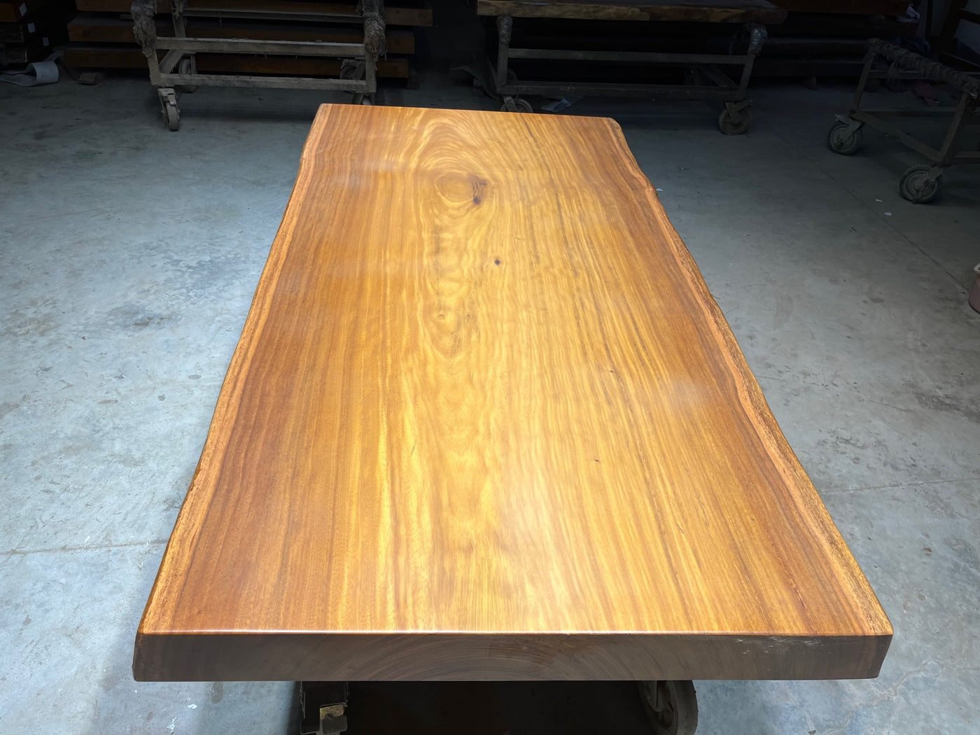 Tali wood slab table legs, Tali wood table top,  Africa wood slab table designs