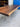 Mesa de laje de madeira, mesa de cozinha com borda viva, laje de nogueira preta