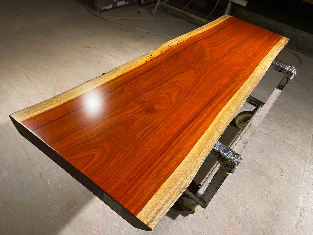 طاولة القهوة ذات الألواح الخشبية، وطاولة الخشب ذات الحافة الحية، وطاولة النهر ذات الحافة الحية