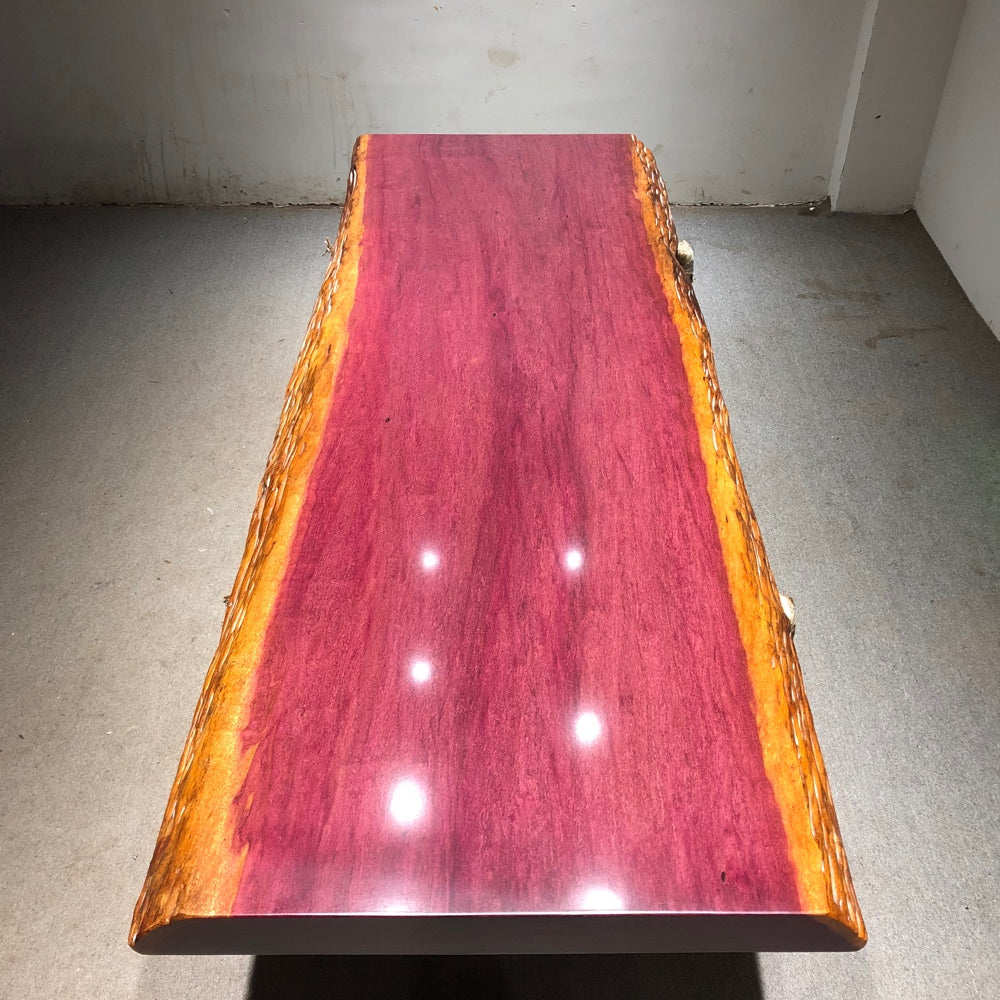 Mesa de madera Purpleheart, Mesa de madera Purple Heart a la venta