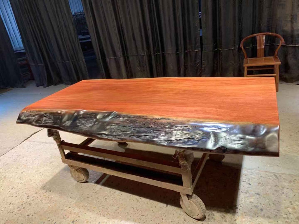 <tc>Bintangor</tc> Table de comptoir en dalles de bois