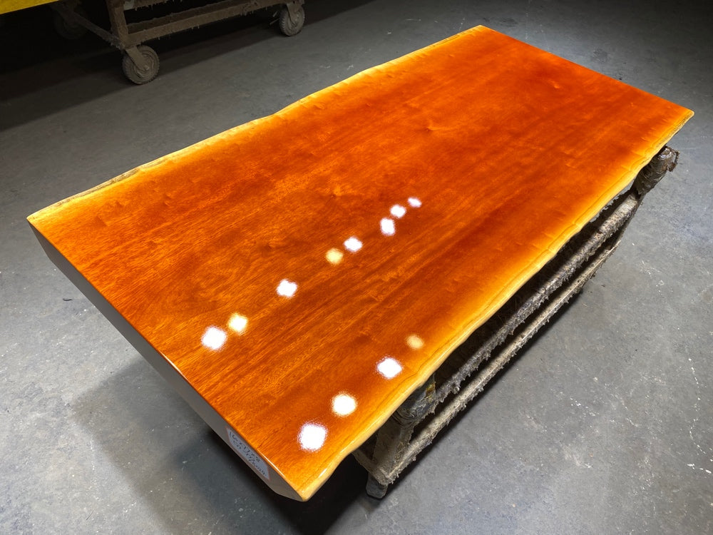 Tischplatte aus Zambia-Holzplatte, Couchtisch <tc>Rhodesian Copal wood</tc>
