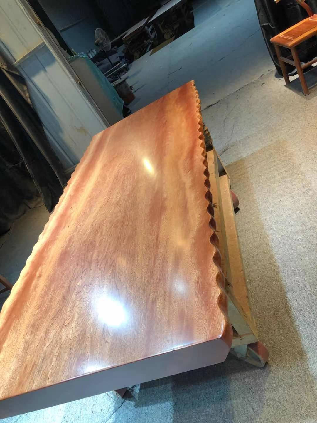 Bintangor Wood slab, slab table construction