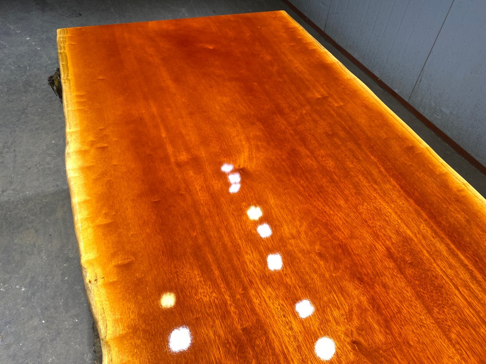 Tampo de mesa em laje de madeira da Zâmbia, <tc>Rhodesian Copal wood</tc> mesa de centro em laje