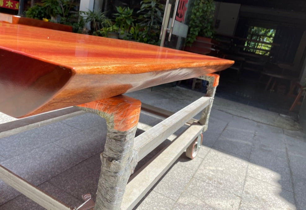 Bintangor wood slab table designs, bintangor wood slab table dubai,  slab dining table