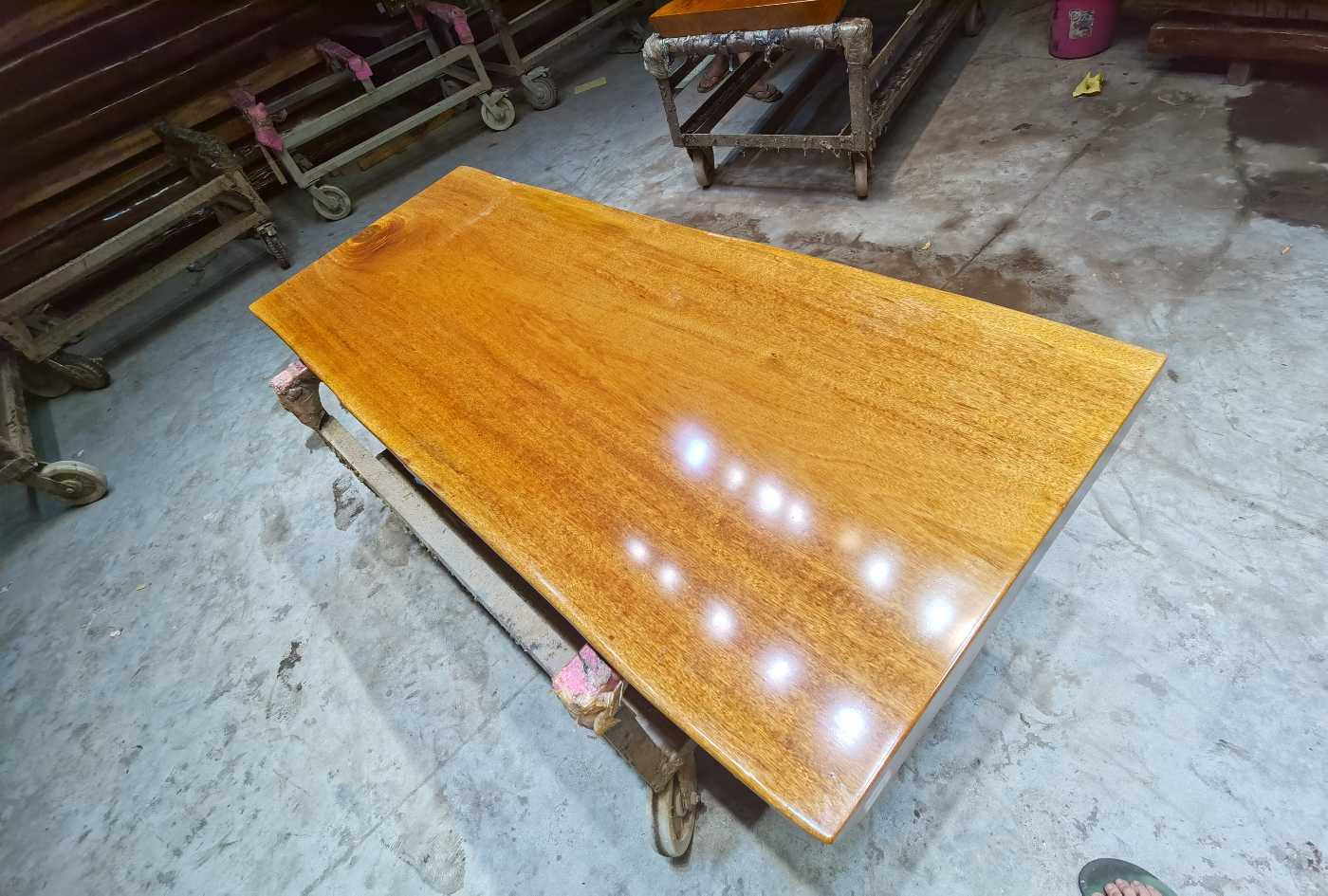 lastra di legno per tavolo, <tc>Tali wood</tc> lastra per tavolo, piani per tavoli in lastre di legno africano
