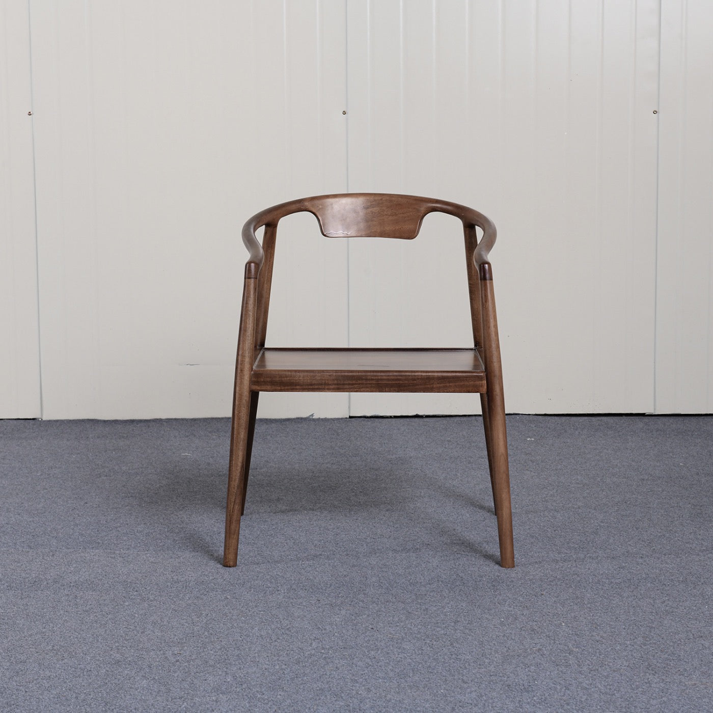 Chaise en cuir, chaise en noyer, chaise en bois massif, chaise latérale, chaise en bois, chaise de bureau