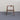 Læderstol, valnødstol, stol i massivt træ, sidestol, træstol, skrivebordsstol
