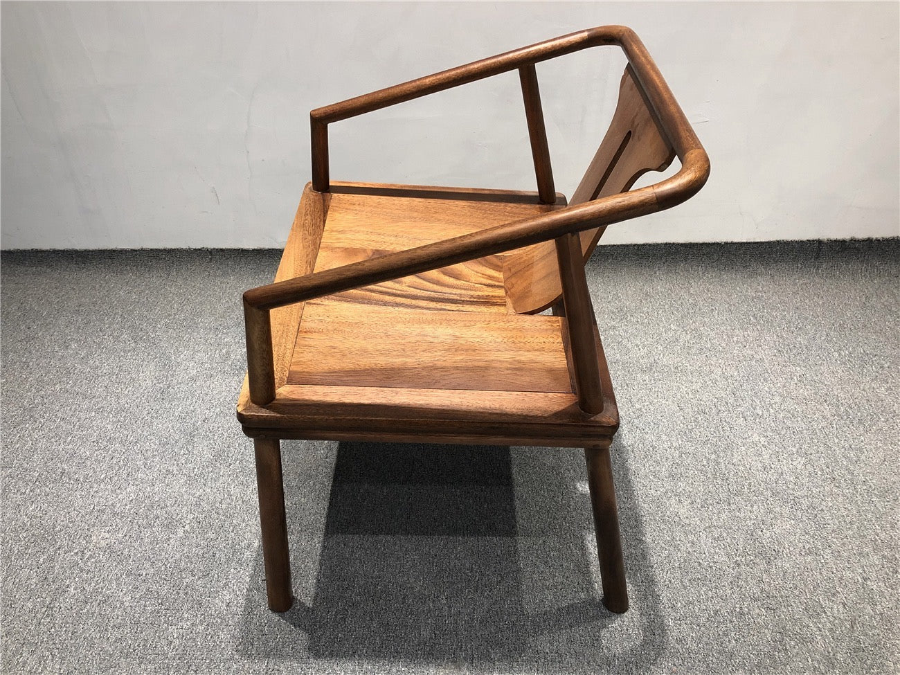 walnut chair, walnut dining chair, Live edge Handmade Unique Live Edge Epoxy Resin wood chair