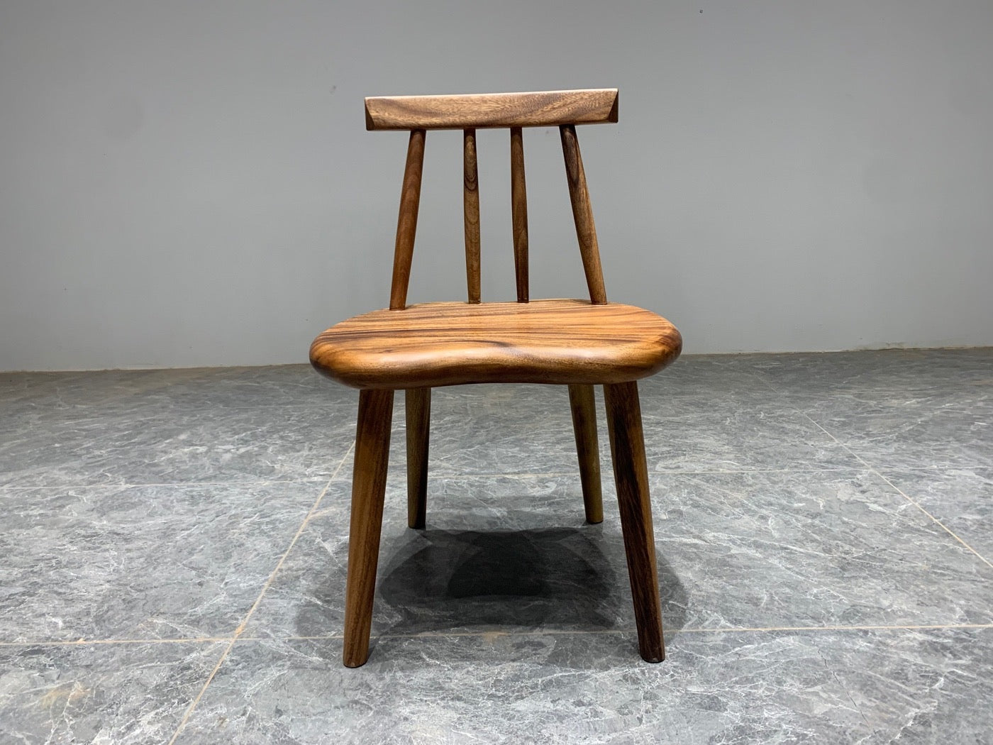Random Shape irregular shape walnut chair, outdoor Chair, Dining Chairs