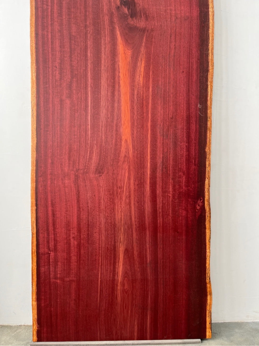 Live edge one solid purple heart wood slab For sale, purpleheart wood table, purpleheart wood slab