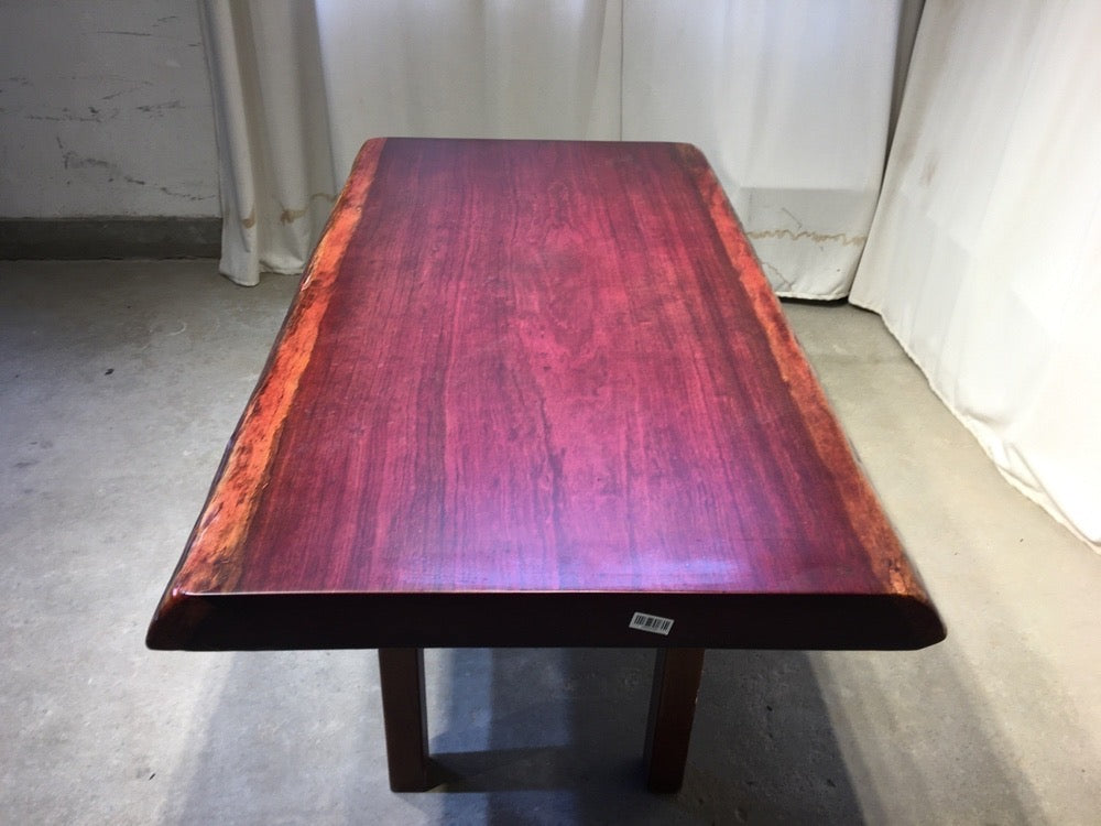 Table Purpleheart, table en bois Live Edge Purpleheart à vendre
