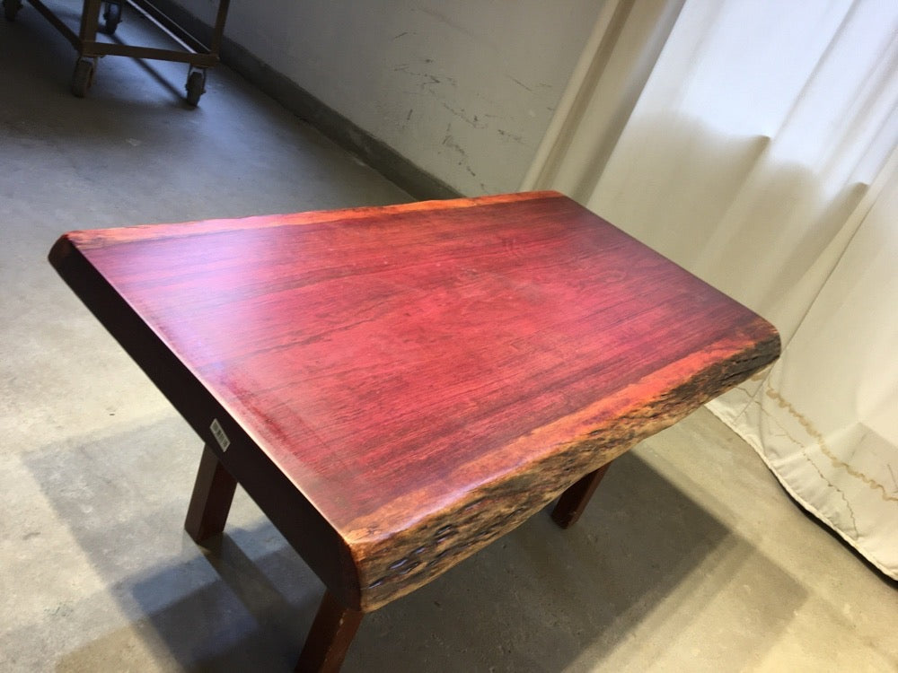 طاولة Purpleheart، طاولة خشب Live Edge Purpleheart للبيع