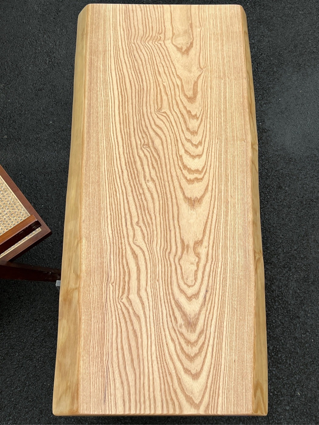 mesa de comedor de losa de madera, mesa de comedor de losa de madera recuperada, mesa de centro de losa de madera de fresno