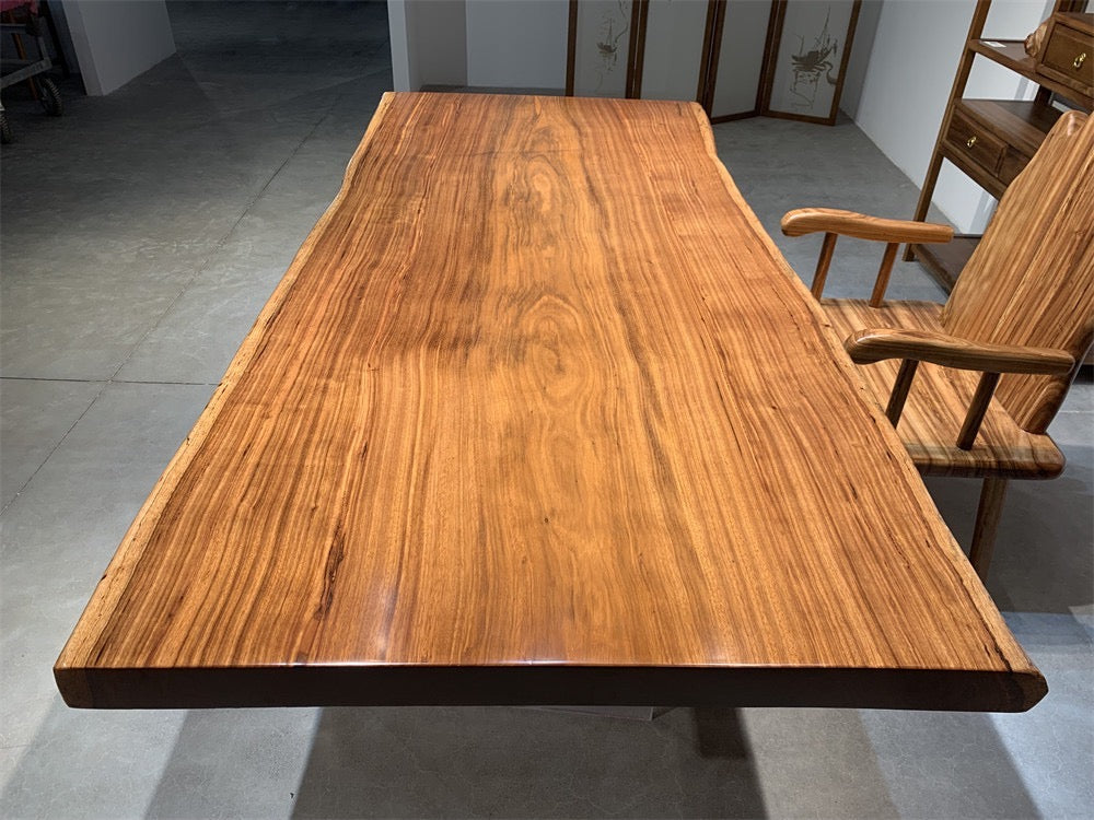 طاولة منتصف القرن، طاولة طعام خشبية غرب أفريقيا، طاولة مطبخ خشبية