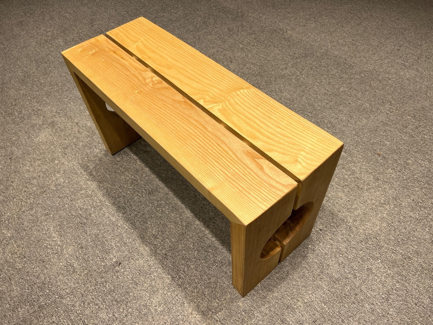 banco de madera de fresno, banco de fresno, banco de jardín, porche de parque, silla de banco de madera gruesa para exteriores
