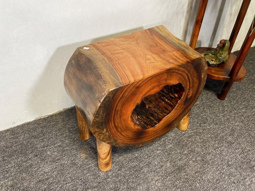 Panca per esterni con braccioli in legno spesso, sedia a sdraio in legno di noce, sedia