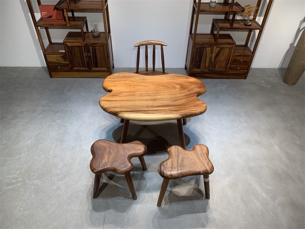 mesa redonda de borde vivo, mesa de exterior, mesas de centro con almacenamiento, mesa de centro de mediados de siglo