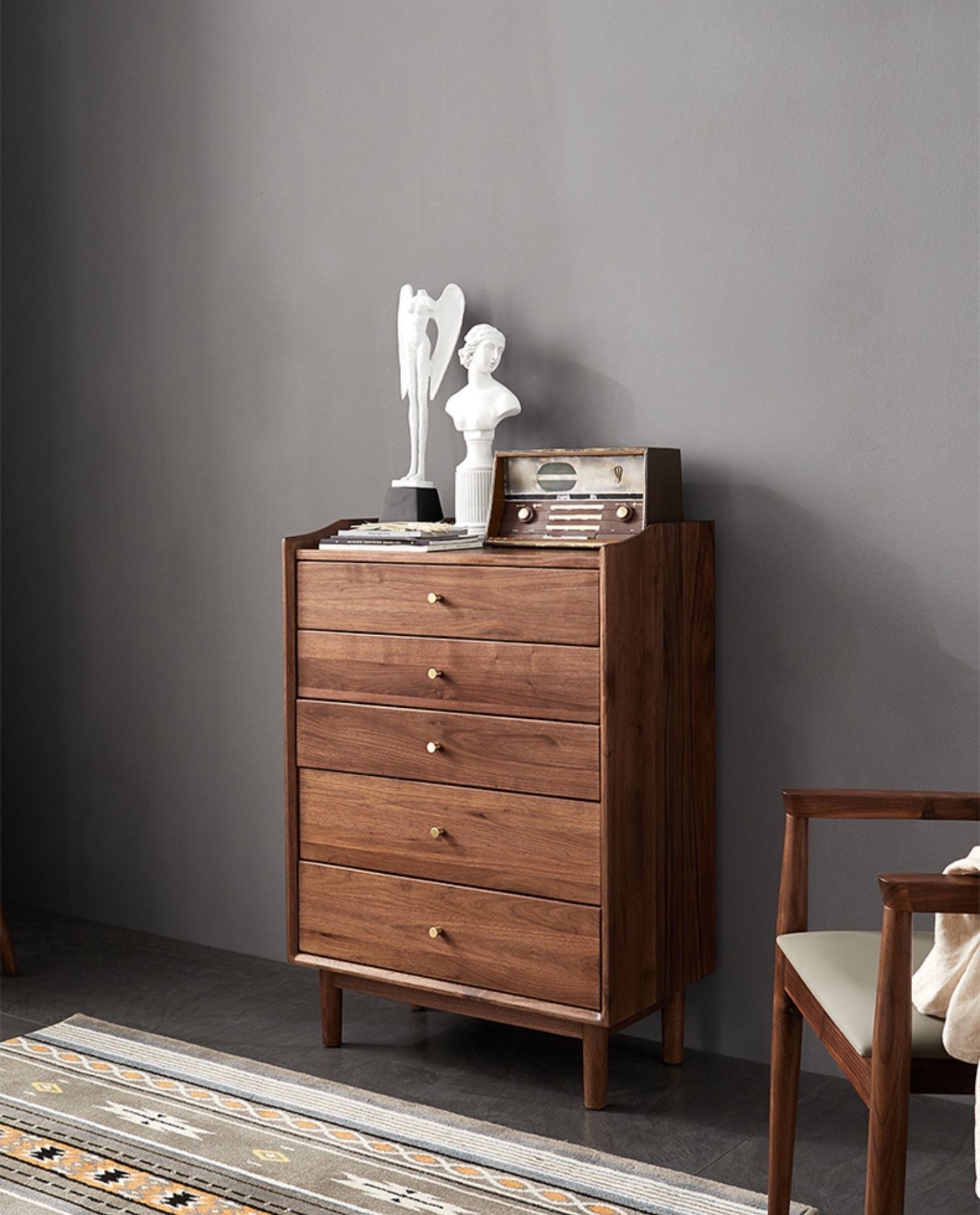 Dresser, Chest, Bedroom, black walnut Wood, Handmade, Rustic dresser, Bedroom Furniture