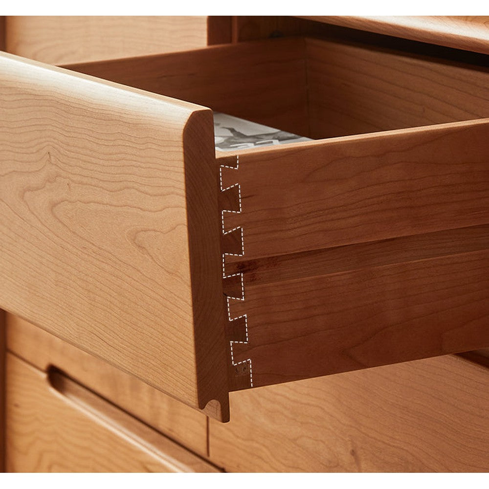 vintage cherry wood dresser Vintage Inspired 9-Drawer Cherry Wood Dresser