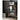 Harmonia solid walnut wood tall kitchen cupboard with six wood options, featuring dark South American walnut for stylish storage.