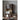 Harmonia multi-functional solid walnut wood tall kitchen cupboard with dark South American walnut finish and six wood options.