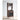 Harmonia solid walnut wood tall kitchen cupboard with six wood options, dark South American walnut finish, versatile hardwood cabinet