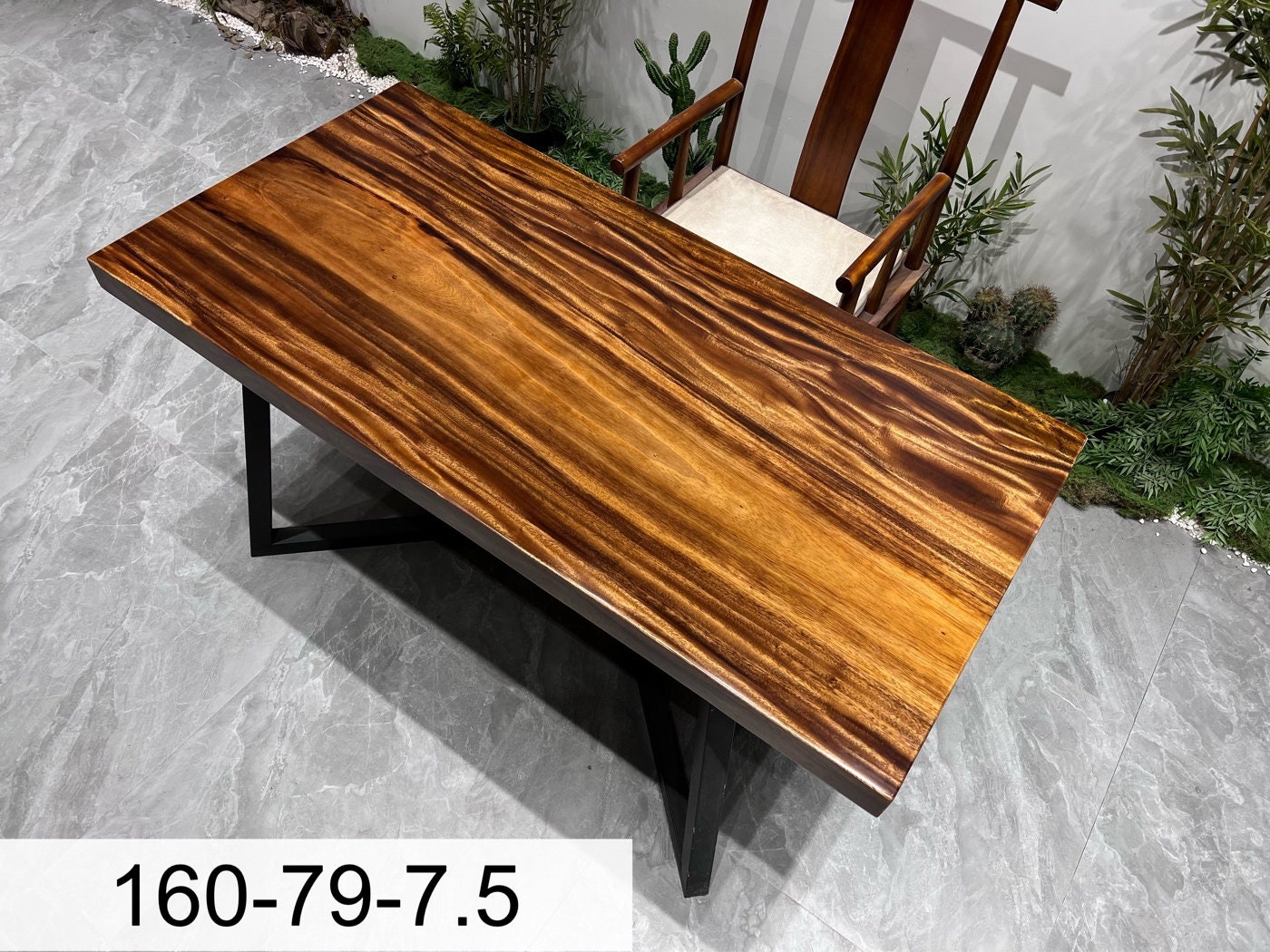 Coffee Table, Walnut slab, Dining table, Rustic Coffee Table, Kitchen table