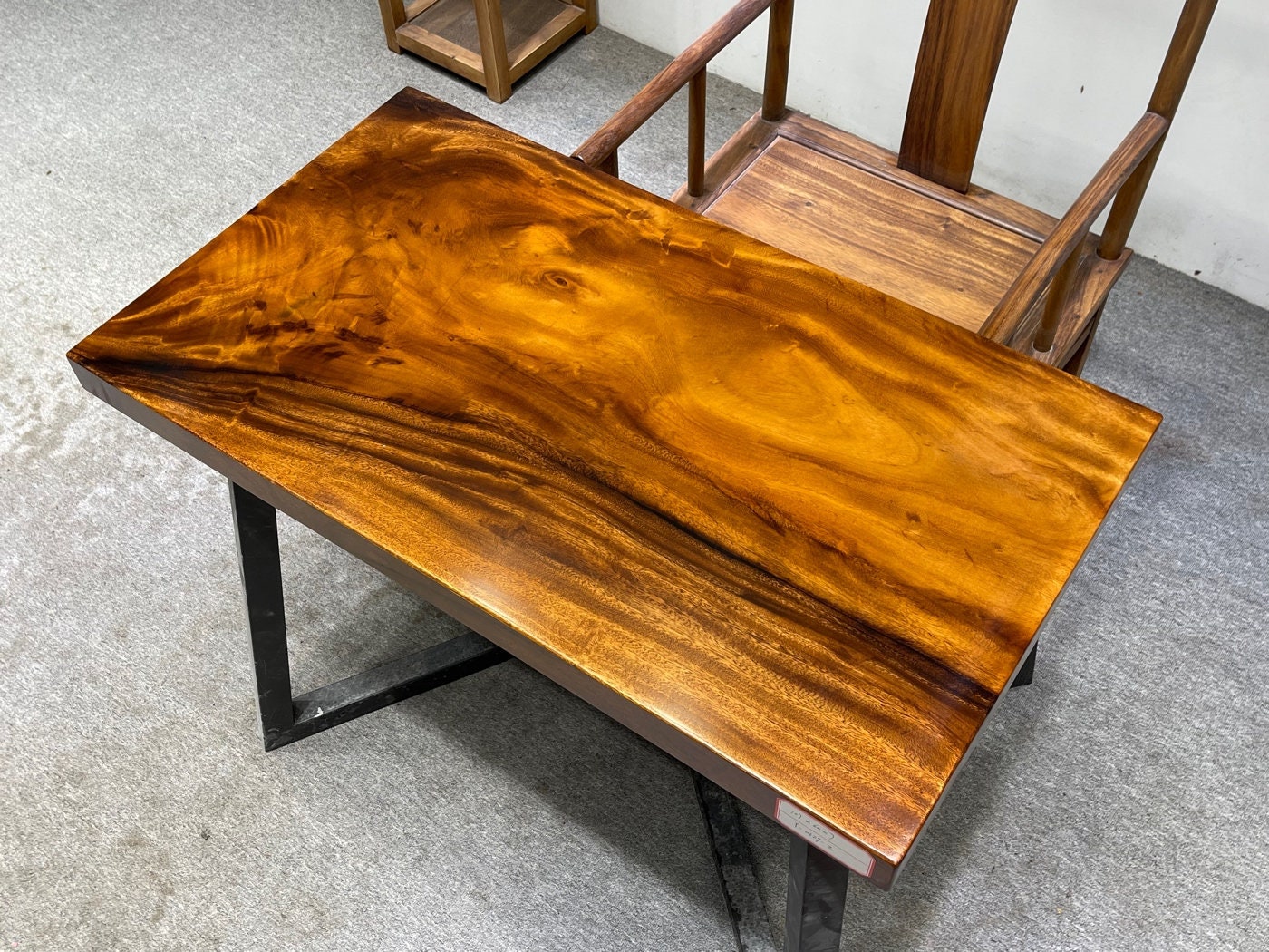 Coffee Table, Live Edge Table, Walnut slab, Dining table, Rustic Coffee Table