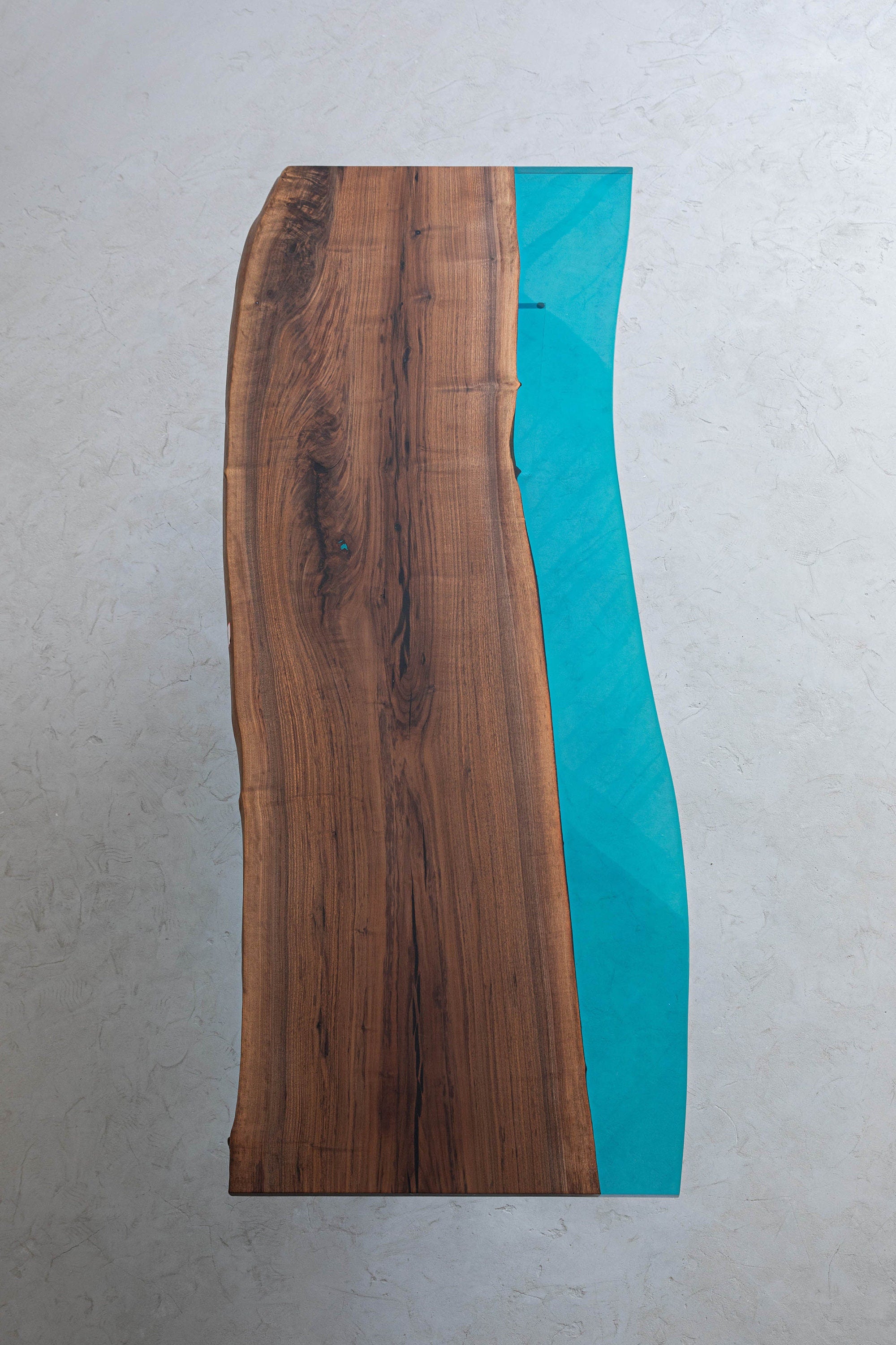 mesa de madera de resina, mesa de río de resina epoxi personalizada, hecha a pedido, mesa de comedor