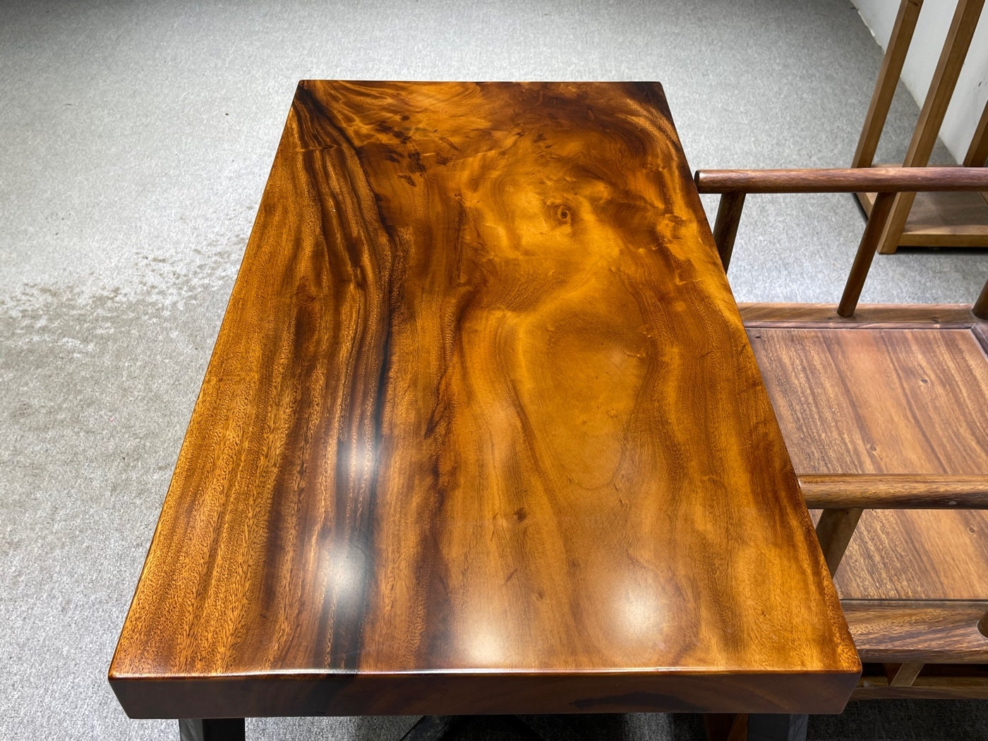 Coffee Table, Live Edge Table, Walnut slab, Dining table, Rustic Coffee Table