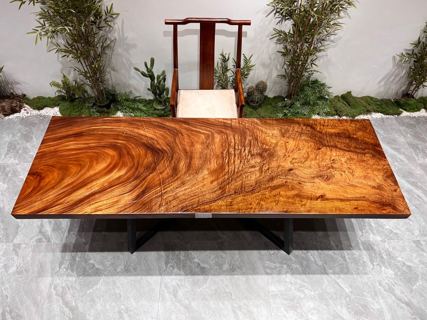 Live Edge Kitchen Table, Walnut Dining Table, Solid American Walnut, Live Edge Dining Table