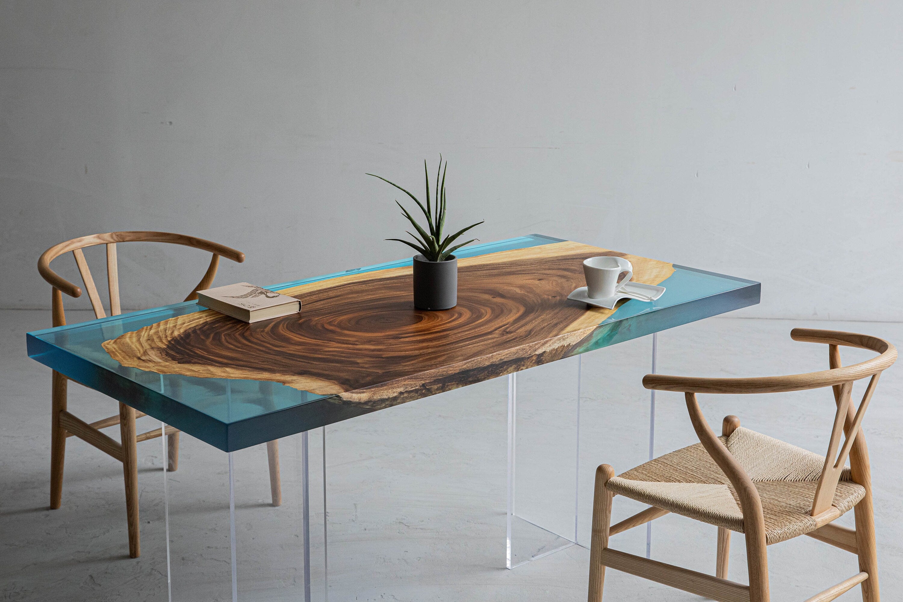 エポキシ樹脂ダイニング テーブル、エポキシ テーブル、樹脂テーブル、エポキシ樹脂コーヒー テーブル