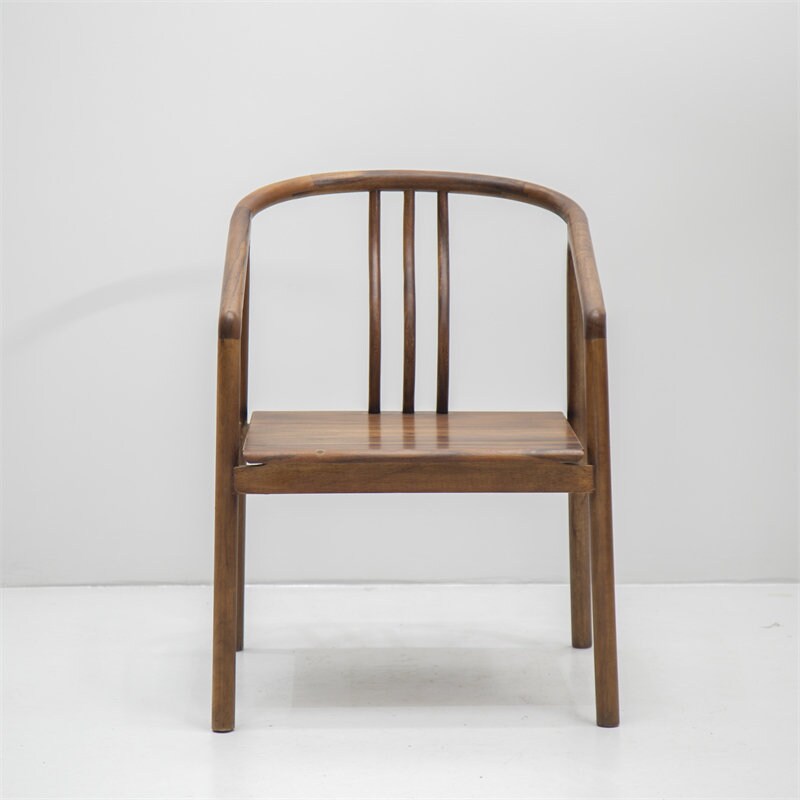 Chaise en bois Live Edge unique faite à la main, chaise en bois en résine époxy