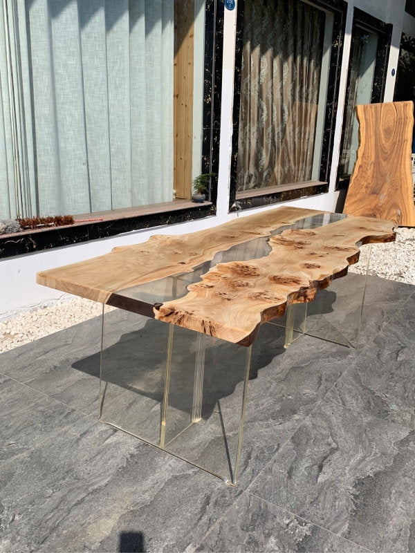 エポキシ樹脂テーブル、窯乾燥、高品質テーブル