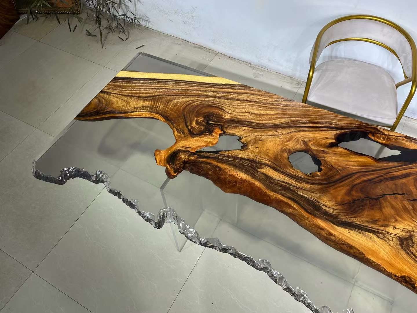 custom design, live edge epoxy Resin dining table ,epoxy live edge table, epoxy table