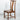 Valnötsstol med hög rygg, ryggstol, trästol, stol, stol i valnöt