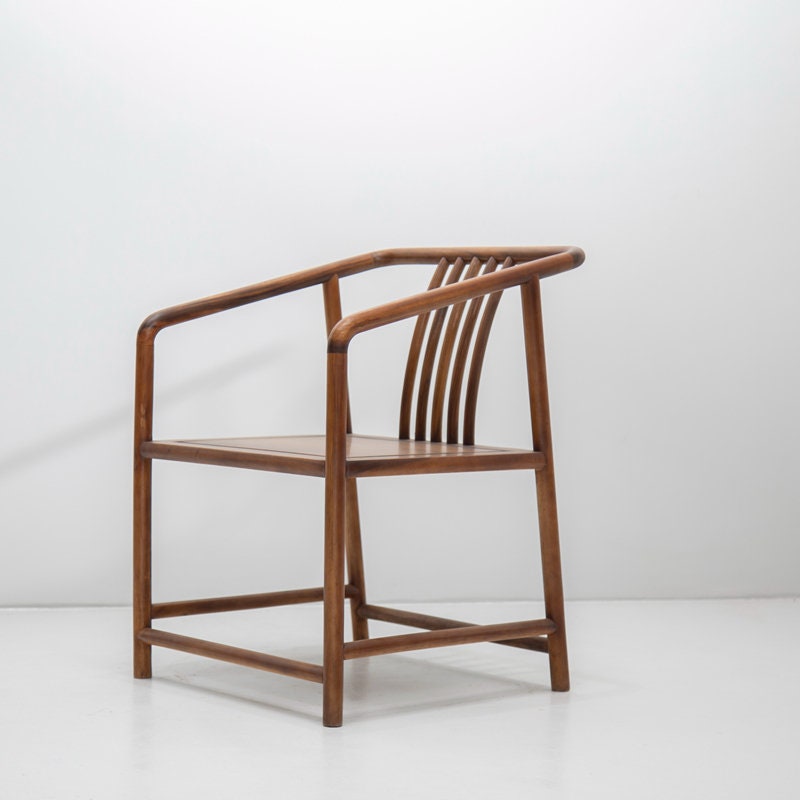 Silla de nogal hecha a mano, silla de madera de alta calidad, silla de nogal, silla de madera