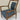 Silla pintada de marrón, silla de fresno, silla moderna de mediados de siglo, silla de comedor de fresno blanco